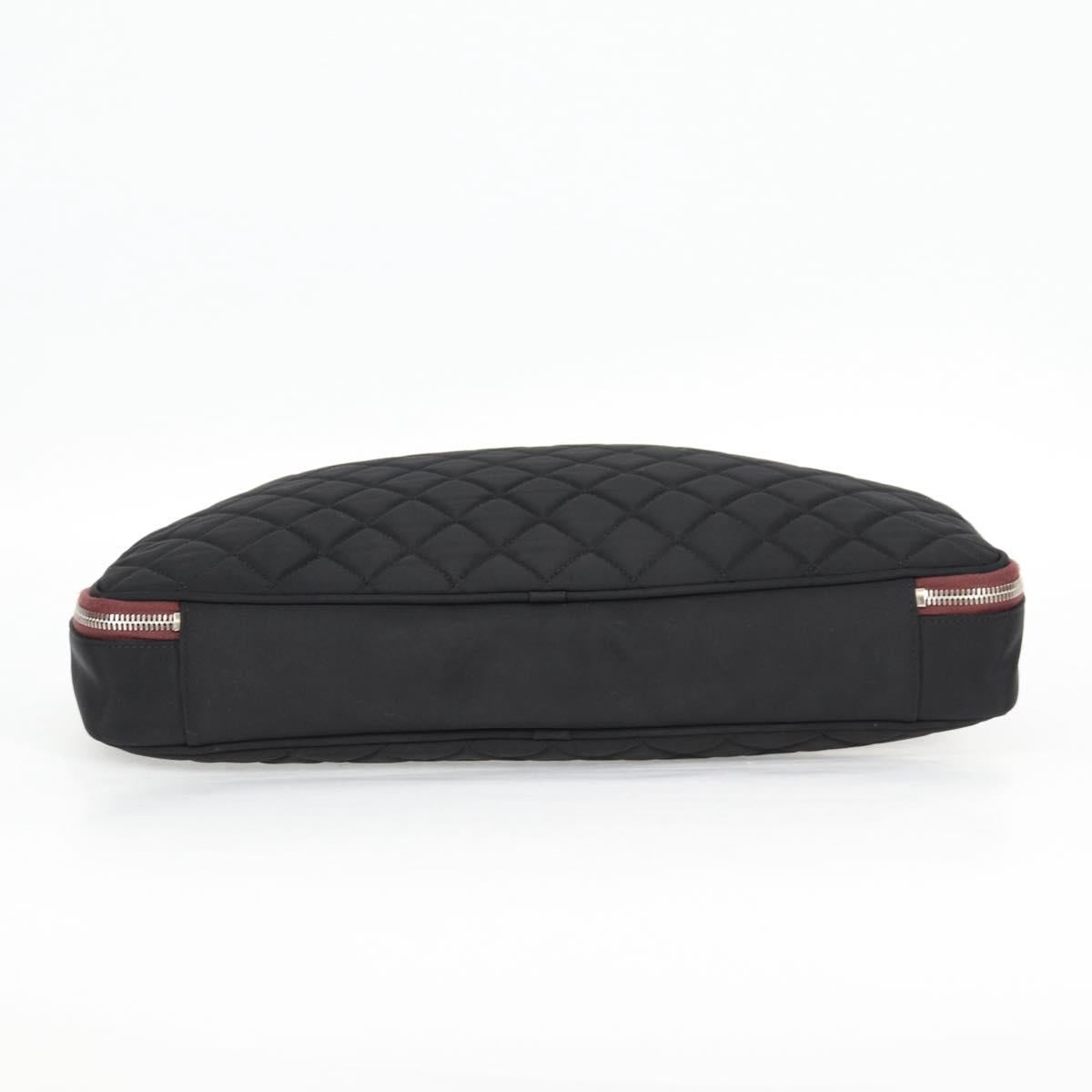 Chanel Cc, Black, NYLON, clutch