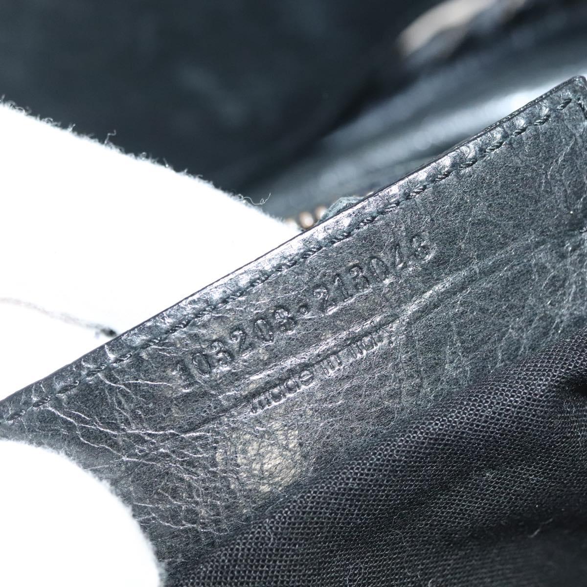 Balenciaga First, Black, Leather, handbag
