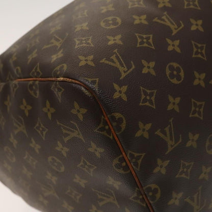 Louis Vuitton Keepall 55, Brown, Canvas, travel