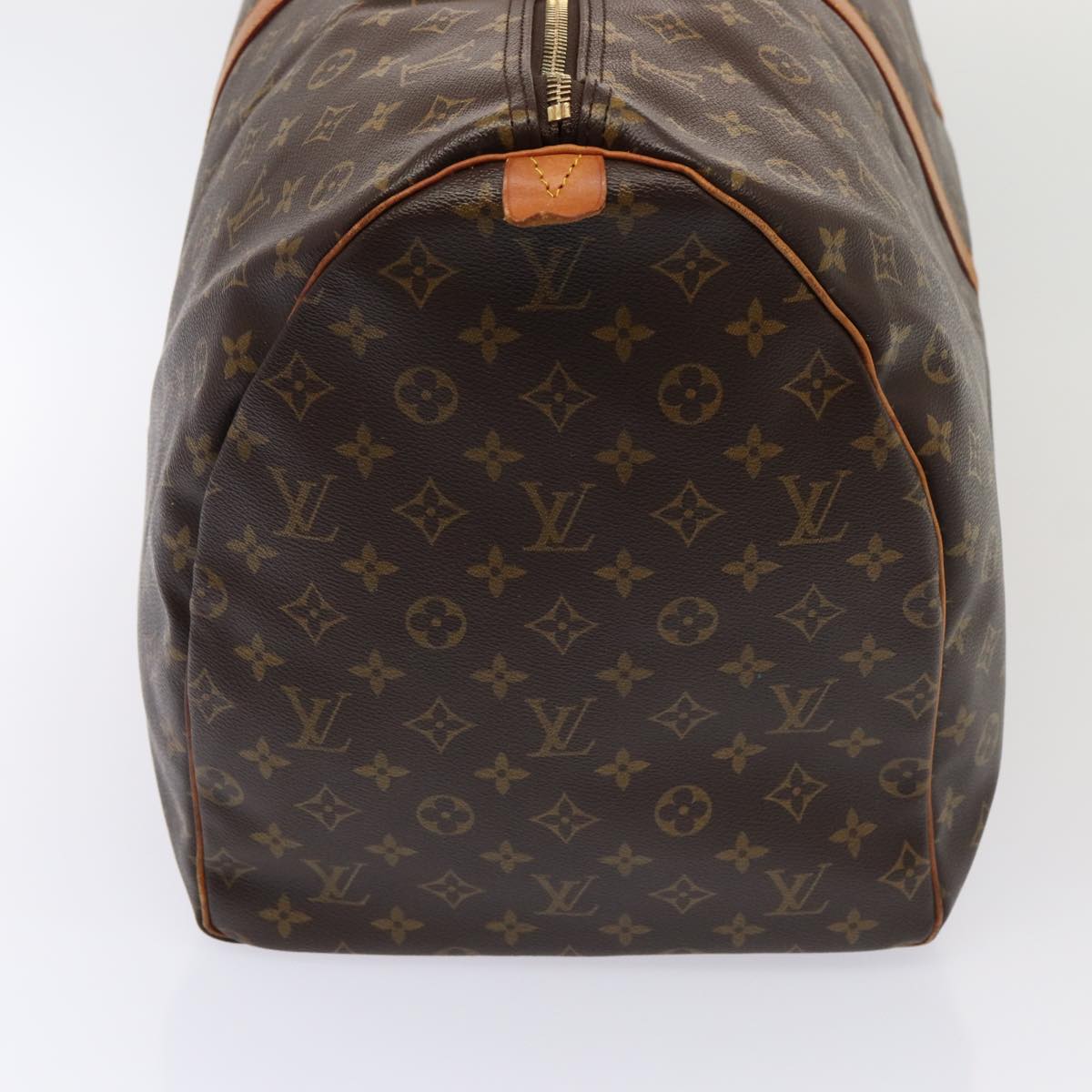 Louis Vuitton Keepall 60, Brown, Canvas, travel