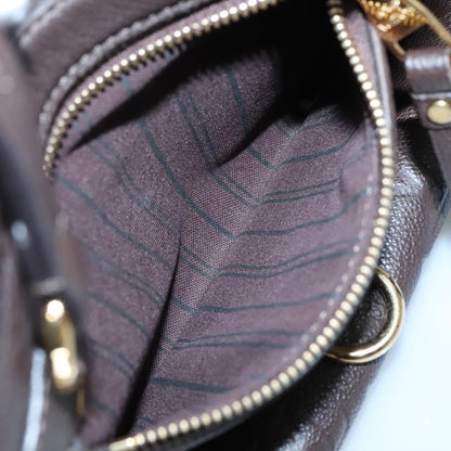 Louis Vuitton Lumineuse, Brown, Leather, tote