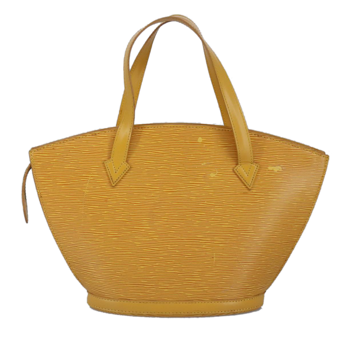 Louis Vuitton Saint Jacques, Yellow, Leather, handbag