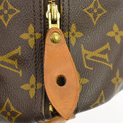 Louis Vuitton Speedy Monogram, Brown, Canvas, Handbag