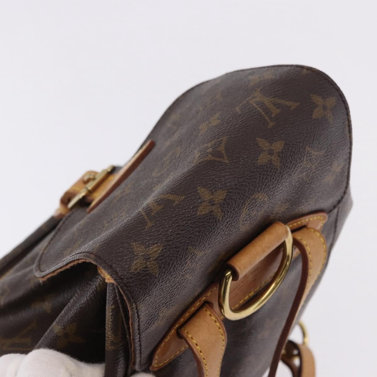 Louis Vuitton Vintage Montsouris Monogram Canvas, Brown, Canvas, Backpack