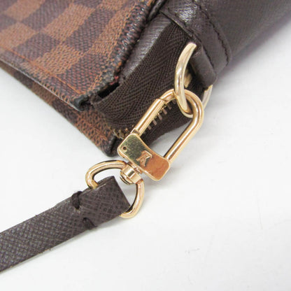 Louis Vuitton Trousse Make Up Damier Canvas, Brown, Canvas, Clutch