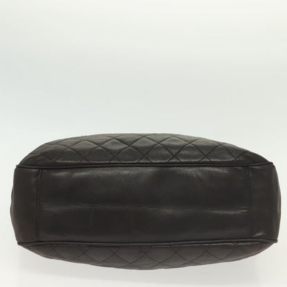 Chanel, "BROWN,GOLD", Leather, tote