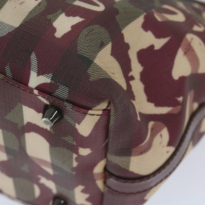 Burberry Open Nova Check Heart Coated Canvas, Multicolour, Canvas, Tote Bag