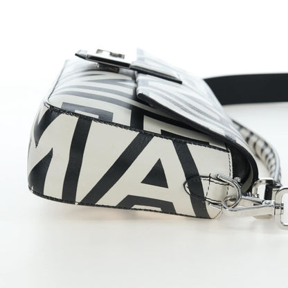 Fendi x Marc Jacobs Baguette NM Printed Leather, Black, Leather, Handbag