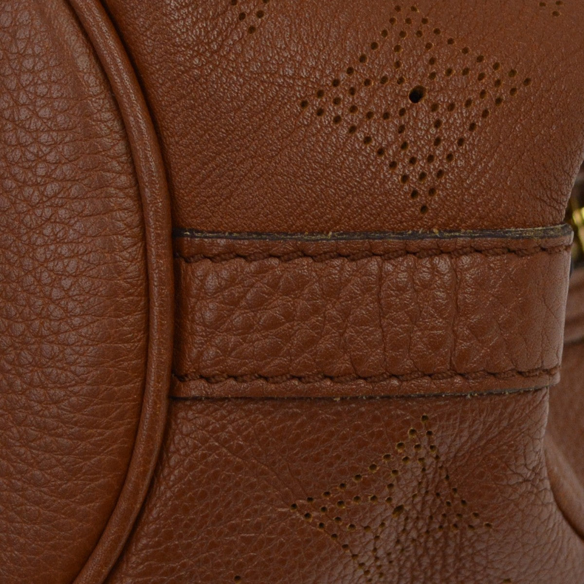 Louis Vuitton Lunar Mahina Leather, Brown, Leather, Shoulder Bag
