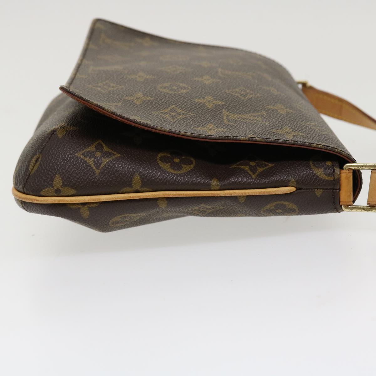 Louis Vuitton Musette Tango, Brown, Canvas, shoulder