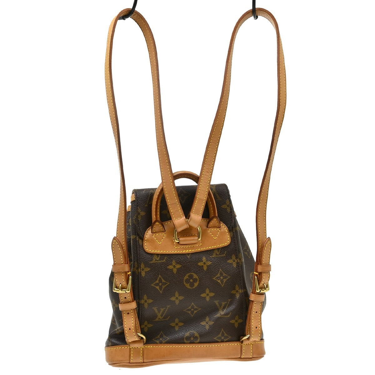 Louis Vuitton Vintage Montsouris Monogram Canvas, Brown, Canvas, Backpack