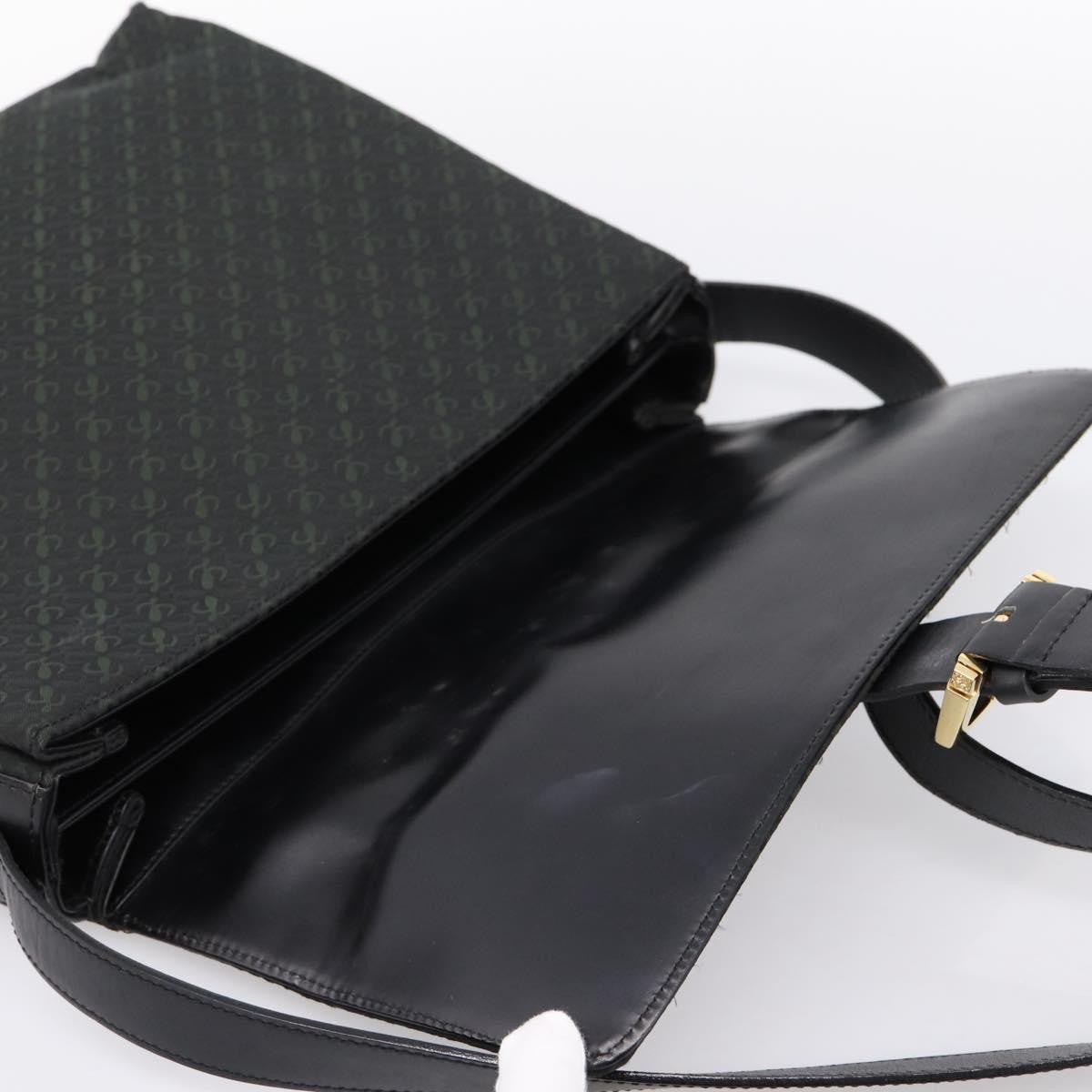 Loewe Vintage Canvas, Green, Canvas, Shoulder Bag