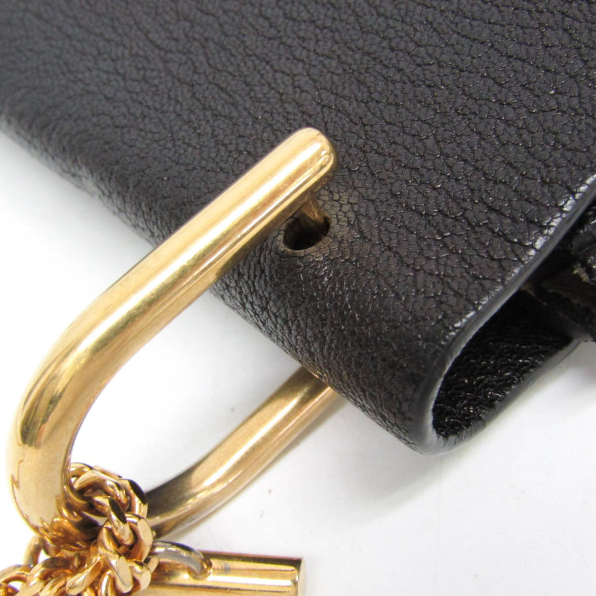 Chloe Drew Leather, Black, Leather, Crossbody Bag