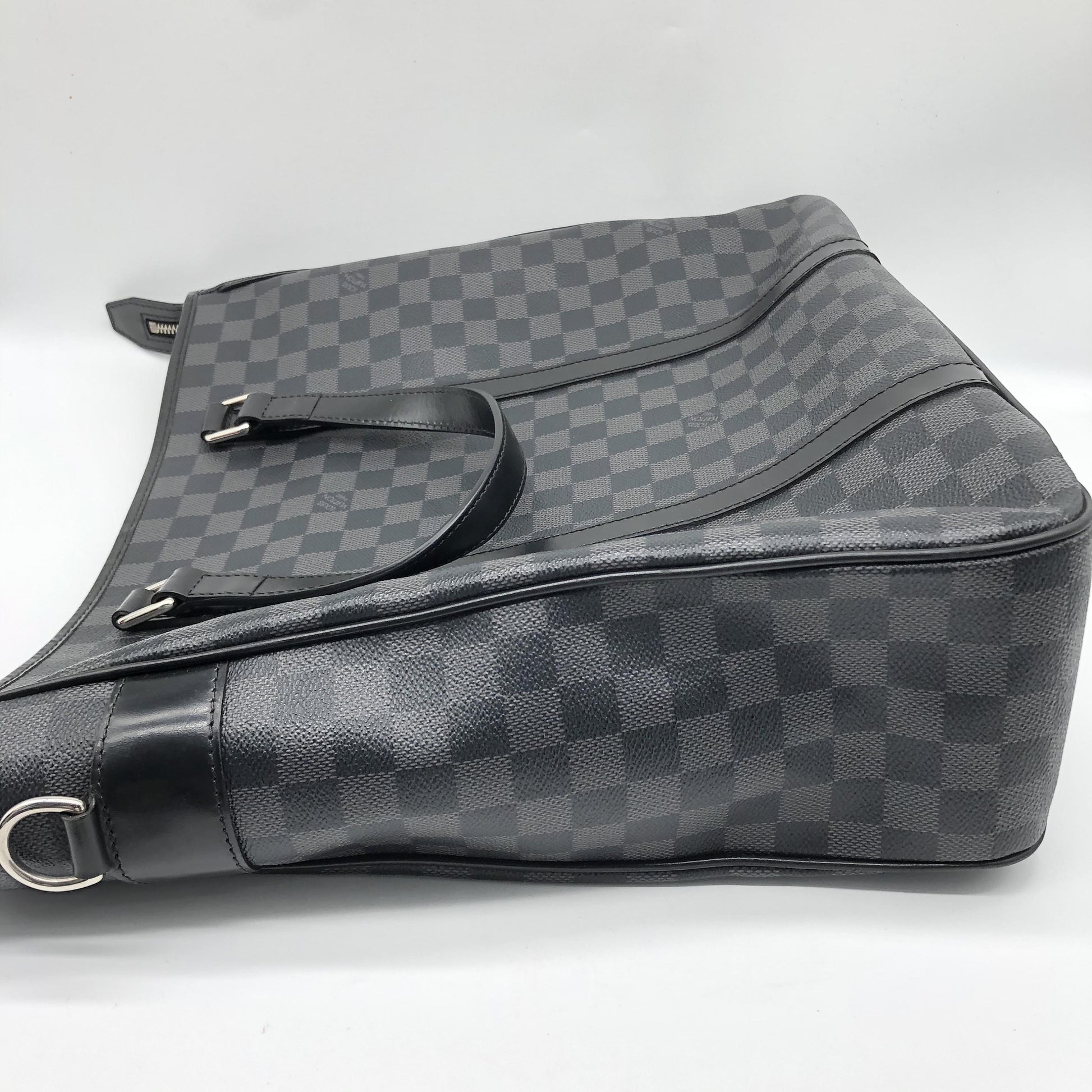 Louis Vuitton Tadao Damier, Gray, Canvas, Tote Bag