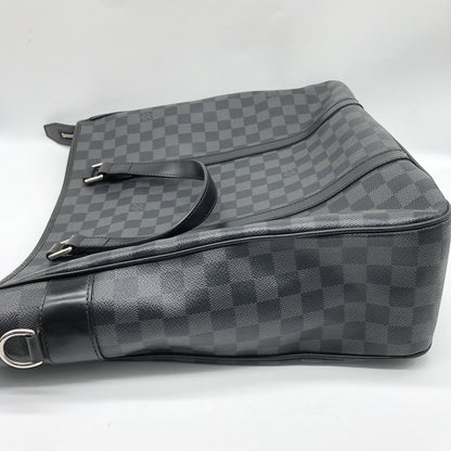 Louis Vuitton Tadao Damier, Gray, Canvas, Tote Bag