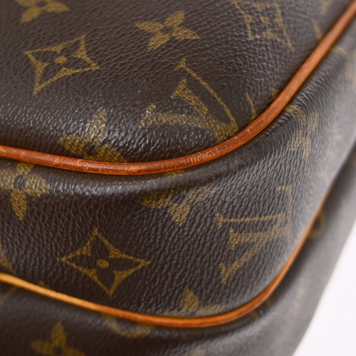 Louis Vuitton Reporter Monogram, Brown, Canvas, Shoulder Bag