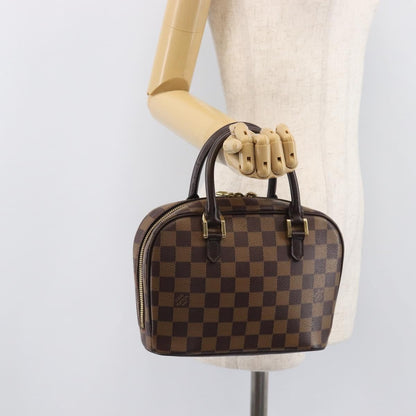 Louis Vuitton Sarria Damier, Brown, Canvas, Handbag