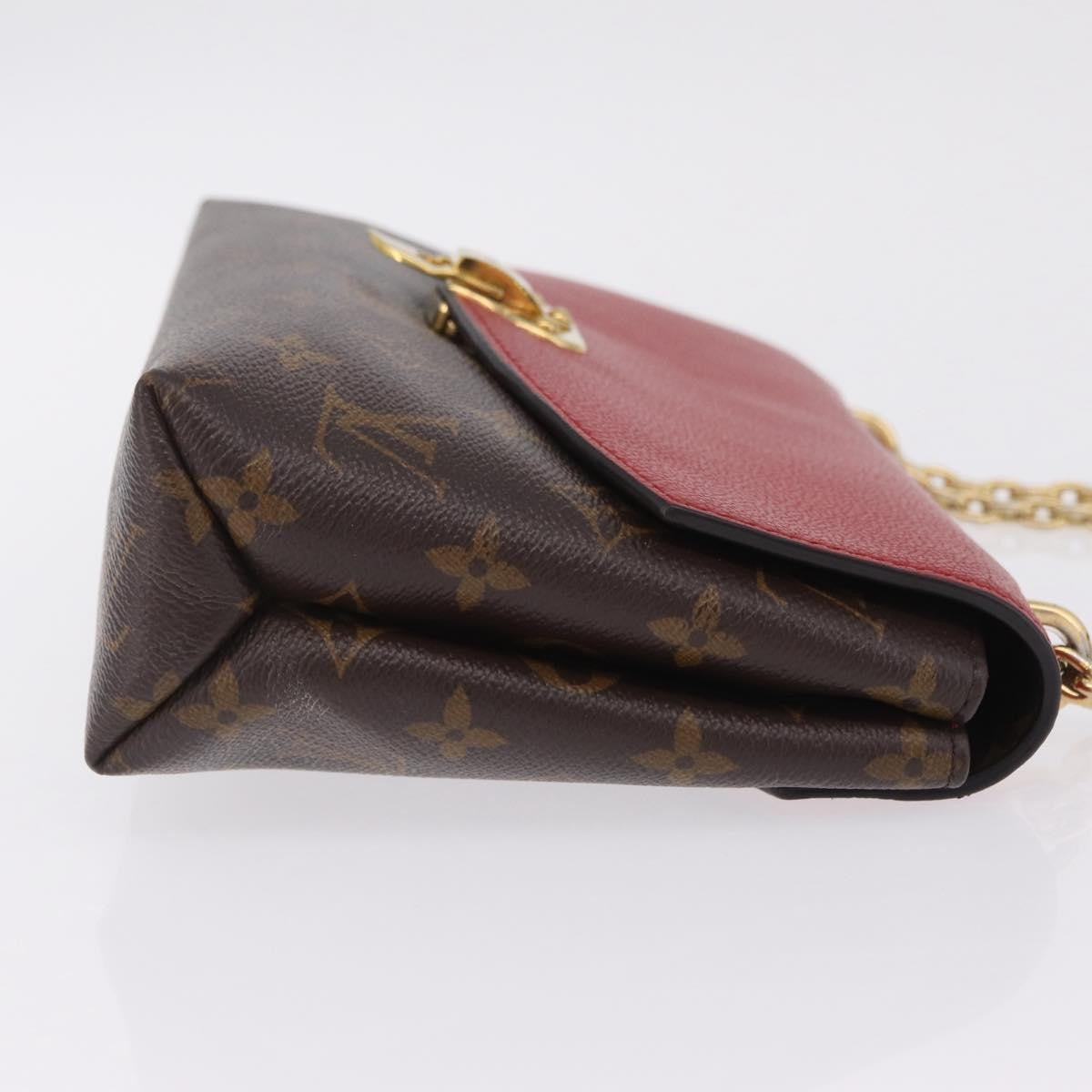 Louis Vuitton Saint Placide Monogram Canvas and Leather, Brown, Canvas, Handbag
