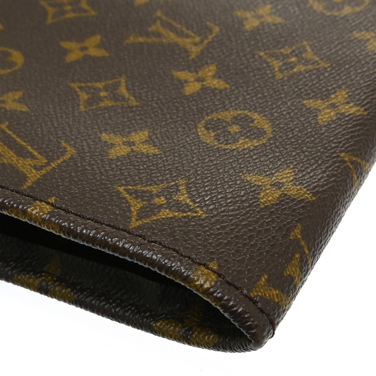 Louis Vuitton Poche Documents Monogram Canvas, Brown, Canvas, Briefcase