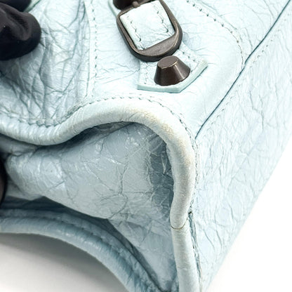 Balenciaga City Leather, Blue, Other, Handbag