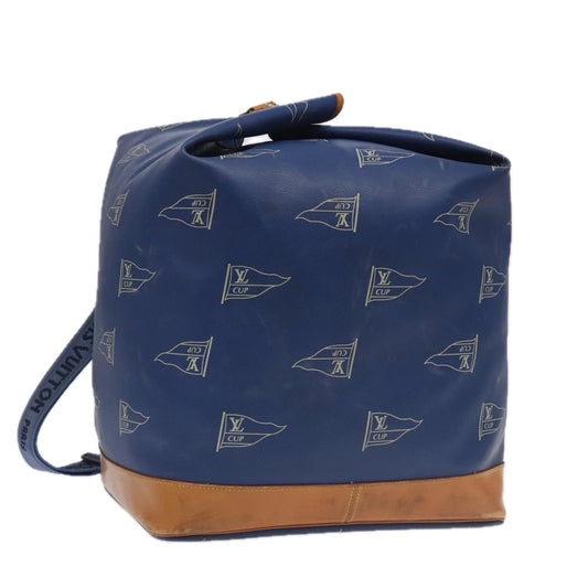 Louis Vuitton Marin, Blue, Canvas, shoulder