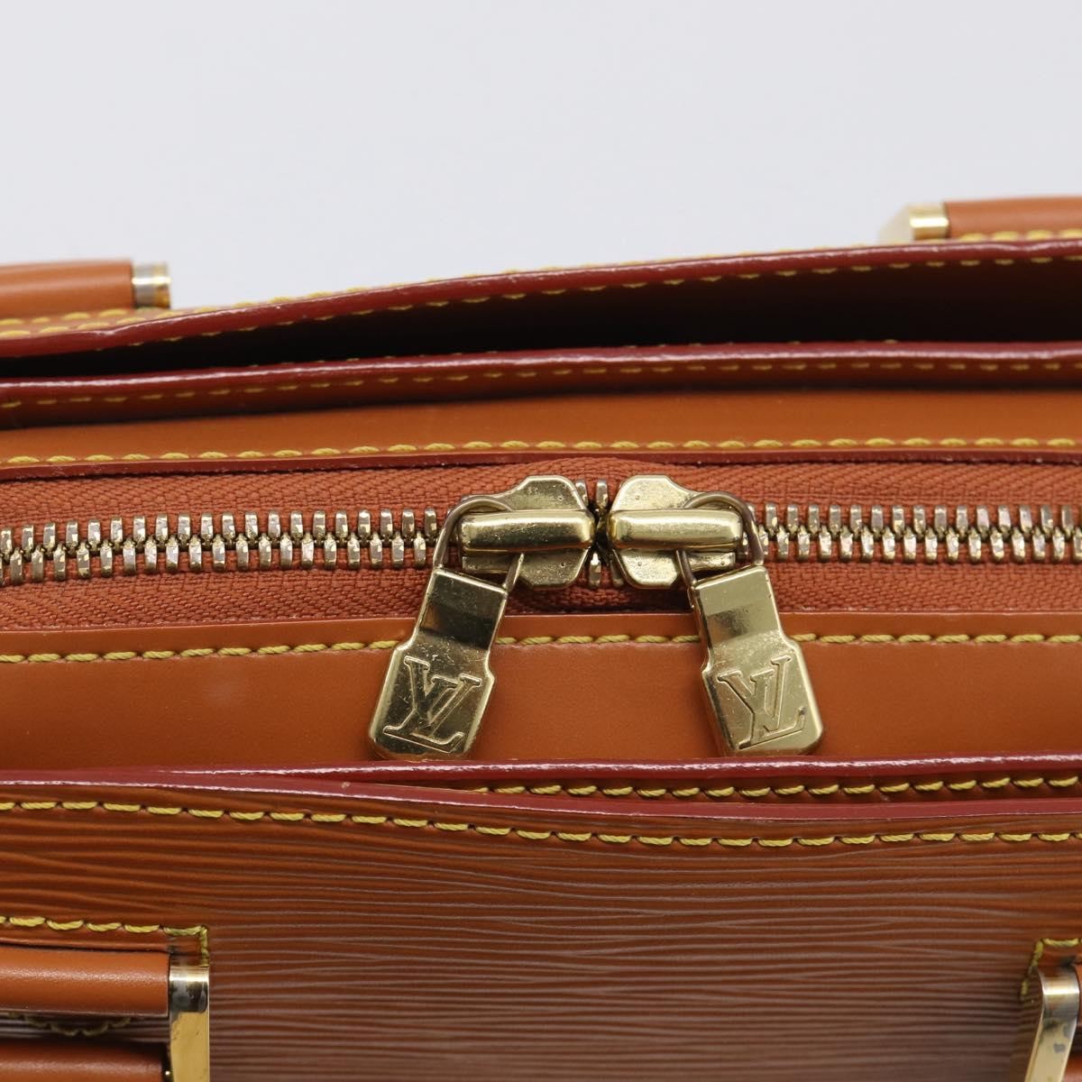 Louis Vuitton Pont Neuf Epi Leather, Gold, Leather, Handbag