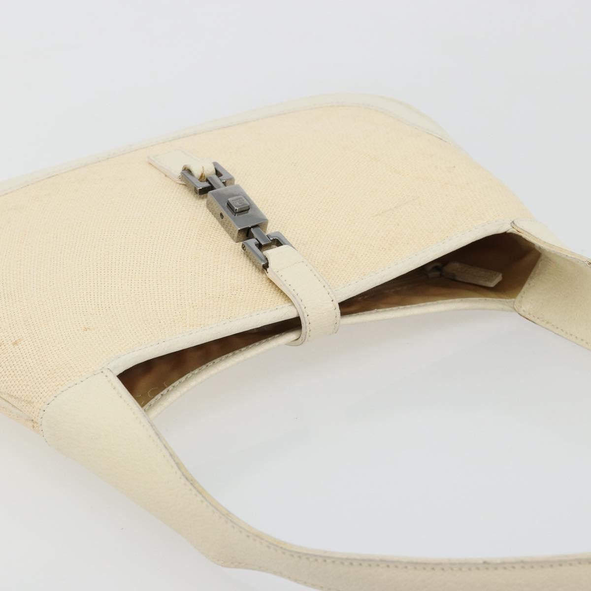 Gucci Jackie Hobo GG Canvas, Beige, Canvas, Shoulder Bag