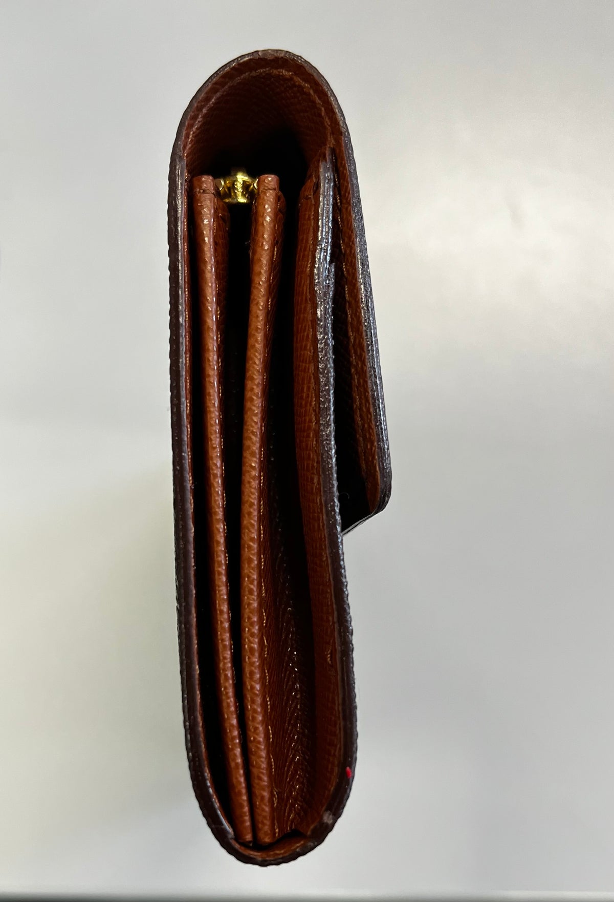 Louis Vuitton Sarah Monogram Canvas, Brown, Canvas, Clutch