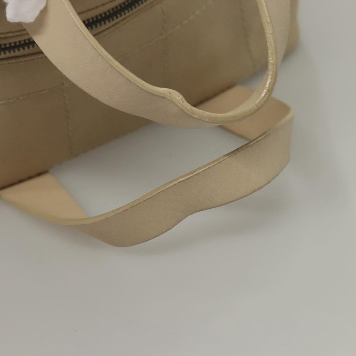 Chanel Bowling Bag, Beige, Canvas, handbag