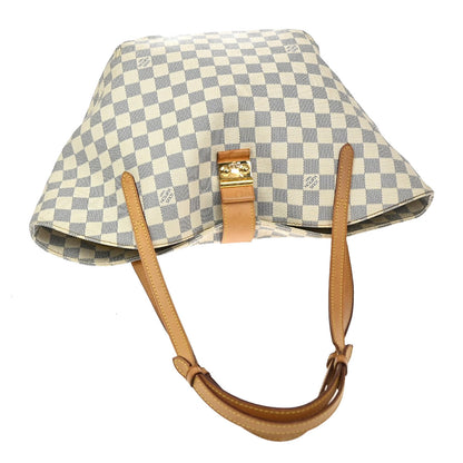 Louis Vuitton Salina Damier, White, Canvas, Handbag