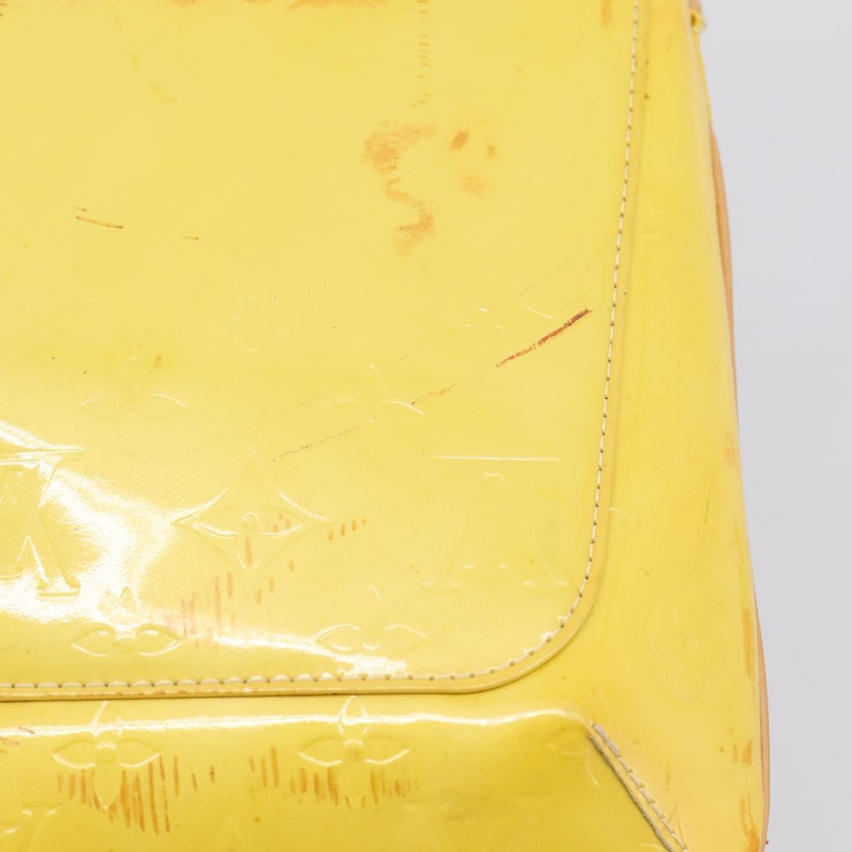 Louis Vuitton Thompson Street Monogram Vernis, Yellow, Patent Leather, Shoulder Bag