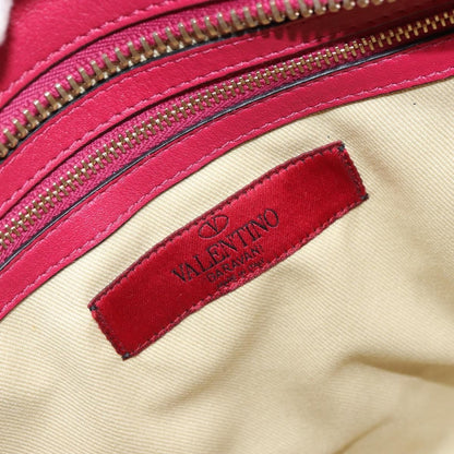 Valentino Garavani Rockstud Tote Rigid Leather, Pink, Leather, Tote Bag