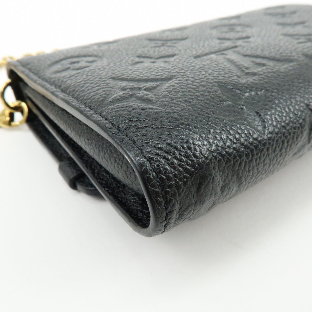 Louis Vuitton Vavin Chain Monogram Empreinte Leather, Black, Leather, Crossbody Bag