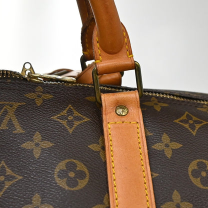 Louis Vuitton Keepall Bandouliere Monogram Canvas, Brown, Canvas, Travel Bag