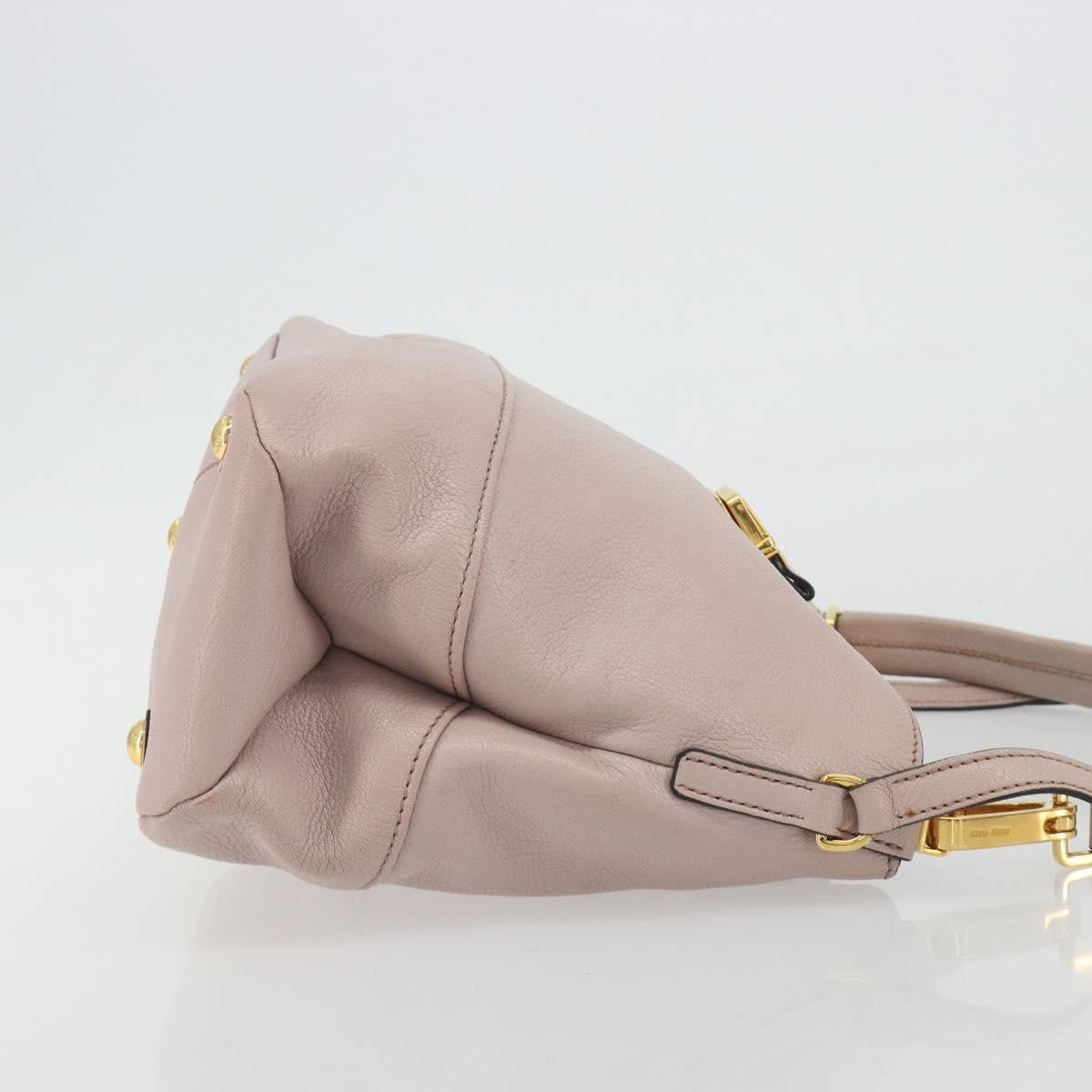 Miu Miu Madras Convertible Hobo Leather, Pink, Leather, Shoulder Bag