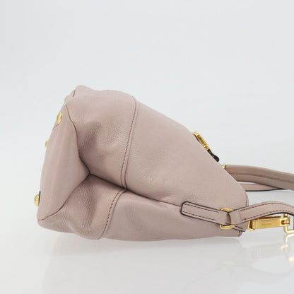 Miu Miu Madras Convertible Hobo Leather, Pink, Leather, Shoulder Bag