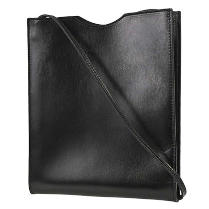 Hermes Onimaitou Pochette Box Calf, Black, Leather, Clutch