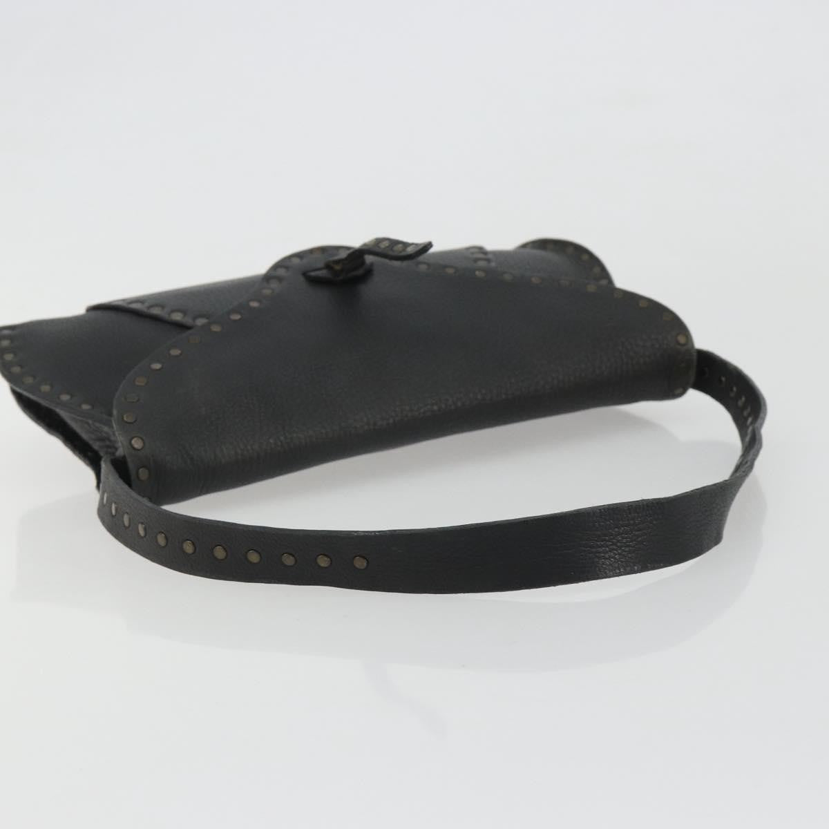 Gucci Shoulder Leather, Black, Leather, Shoulder Bag