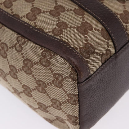 Gucci Abbey Boston Canvas, Beige, Canvas, Shoulder Bag