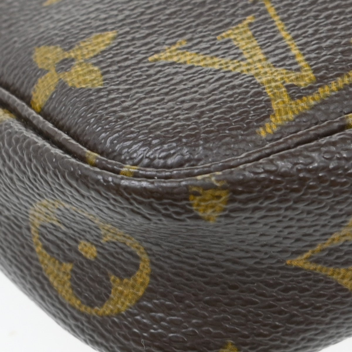 Louis Vuitton Pochette Accessoires Monogram Canvas, Brown, Canvas, Clutch