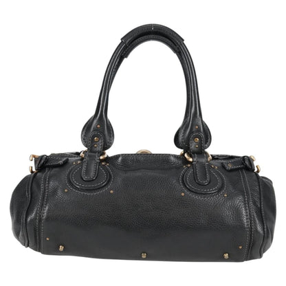 Chloé Paddington, Black, Leather, handbag