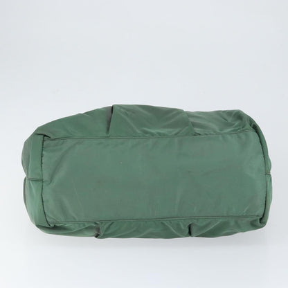 Prada Convertible Bow Tessuto, Green, Nylon, Tote Bag