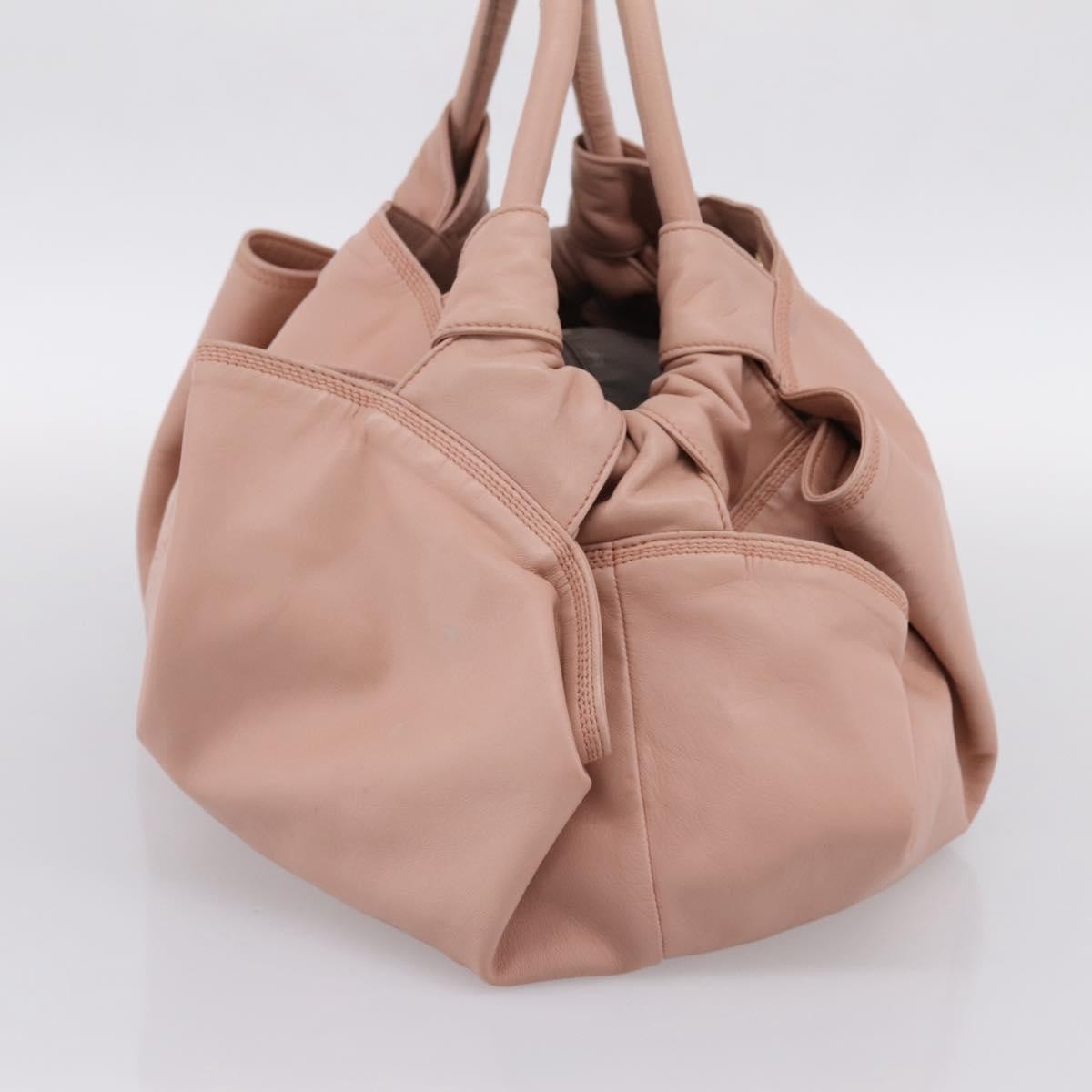 Loewe Anagram Logo Nappa Aire Hand Leather, Pink, Leather, Handbag