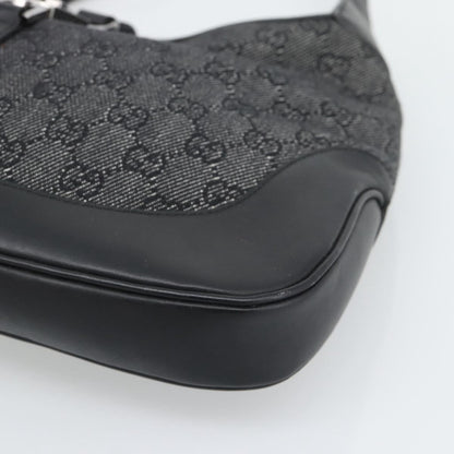 Gucci Jackie GG Canvas and Leather, Black, Canvas, Tote Bag