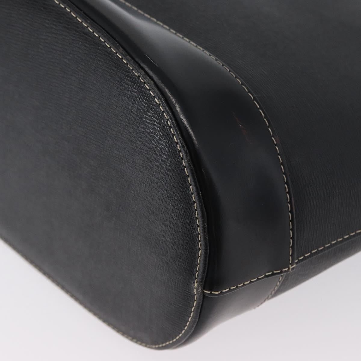 Burberry Vintage Leather, Black, Leather, Tote Bag