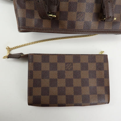 Louis Vuitton Marais Bucket Damier, Brown, Canvas, Handbag