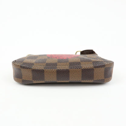 Louis Vuitton Pochette Accessoires Limited Edition Damier, Brown, Canvas, Clutch