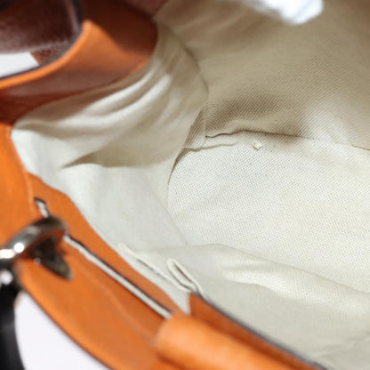 Gucci Bamboo, Orange, Leather, handbag
