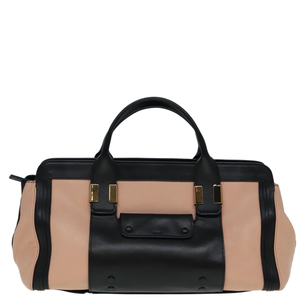 Chloé Alice, Black, Leather, handbag