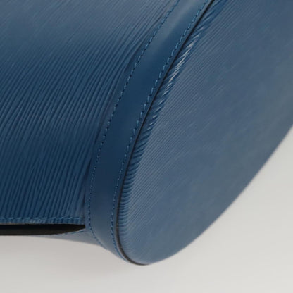 Louis Vuitton Saint Jacques Handbag Epi Leather, BLUE, LEATHER, Handbag